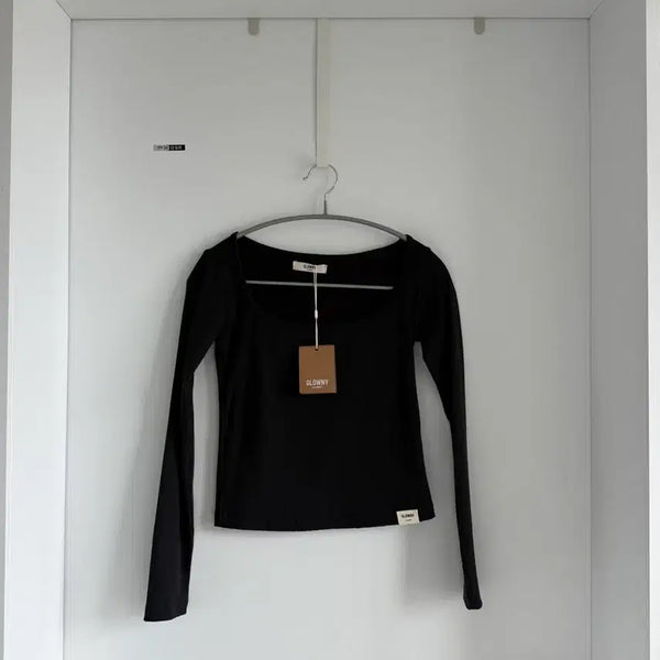 [BUNJANG] Glowny G Classic Rib Square Long Sleeve / (새상품) 글로니 립 스퀘어 롱 슬리브 glowny g classic rib square long sleeve