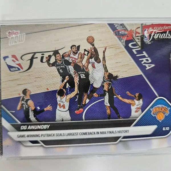 [BUNJANG] Topps Now 25-26 NBA Finals OG Anunoby Tip-In Shot Card / 탑스나우 25-26 NBA파이널 OG아누노비 팁인슛 카드