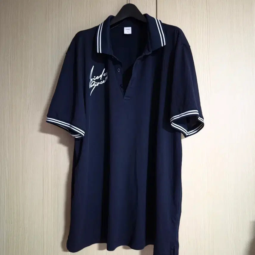 [BUNJANG] JDX Men's Dark Navy Short-Sleeve Polo Shirt (Sizes 105-110) / JDX 남자 남색 카라 반팔티 105~110사이즈