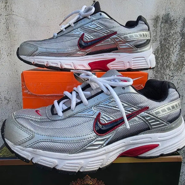 [BUNJANG] Nike Initiator Metallic Silver Black Running Shoes Sneakers 270 / 나이키 이니시에이터 메탈릭 실버 블랙 270 러닝화 운동화