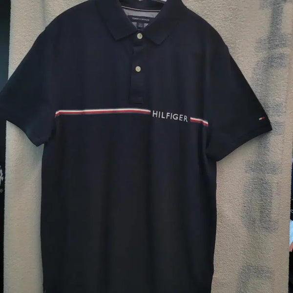 [BUNJANG] Tommy Hilfiger Men's Polo T-Shirt L / 타미힐피거 카라 반팔티 남성 L