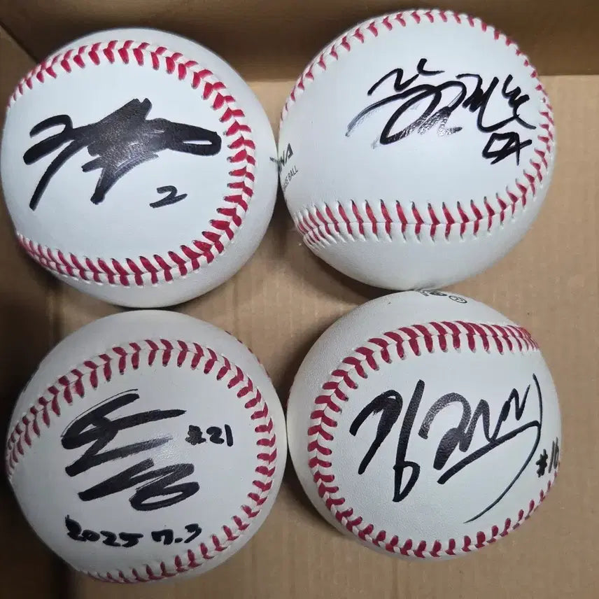 [BUNJANG] Autographed Baseball / 일반구 싸인볼