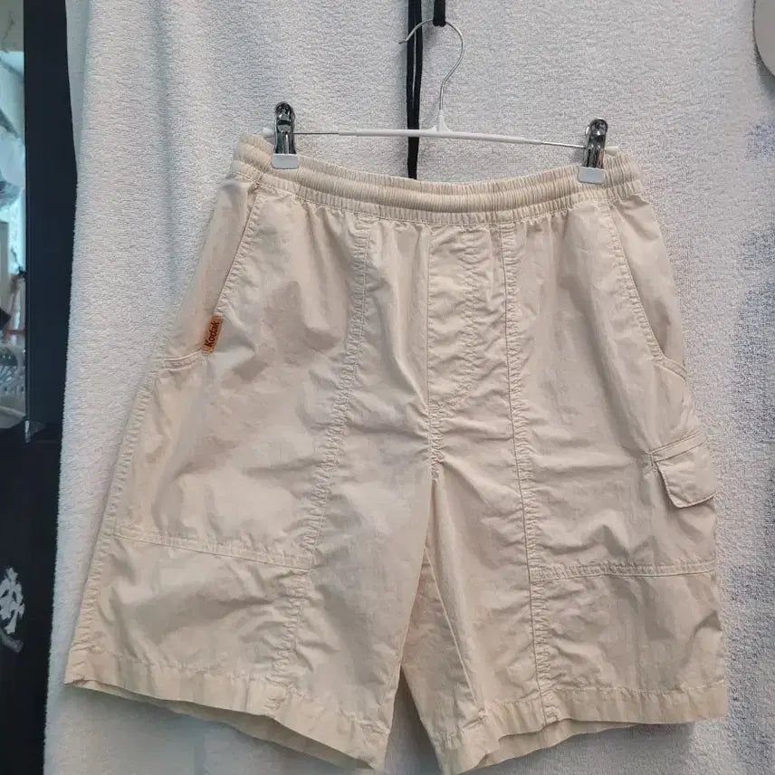 [BUNJANG] Kodak Men's Lightweight Shorts Beige / 코닥 얇은 반바지  남성 S