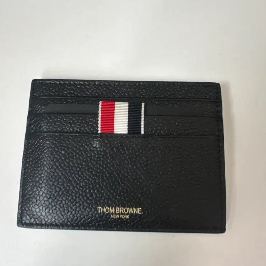 [BUNJANG] Thom Browne Pebble Grain Leather Cardholder Black / 톰브라운 카드지갑 블랙