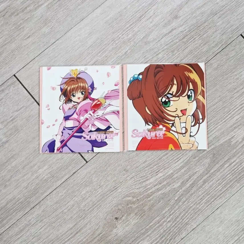 [BUNJANG] Cardcaptor Sakura Movie Edition Mini Shikishi (2 Types Bundle) / 2종일괄) 극장판 카드캡터체리 미니색지