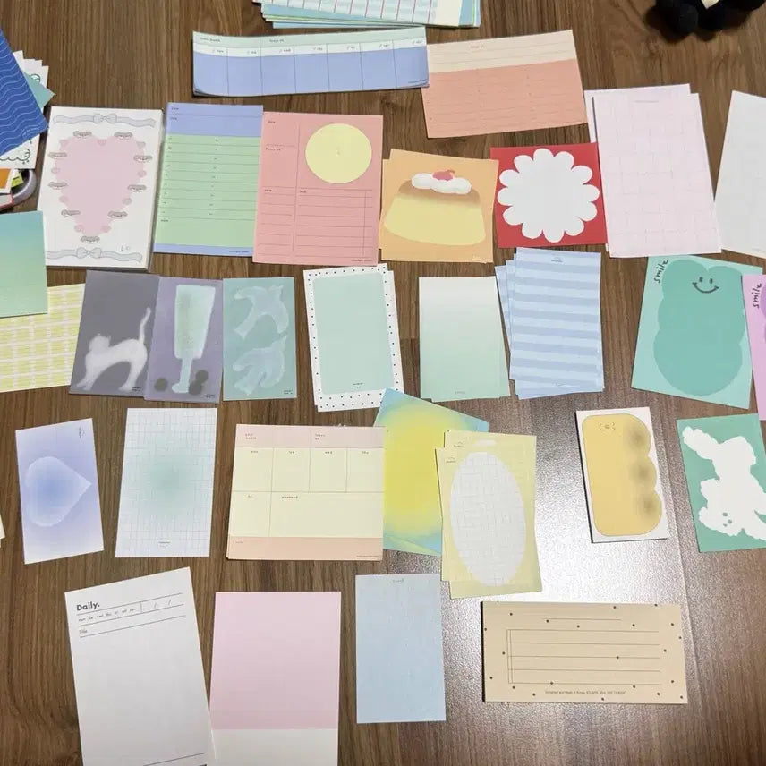 [BUNJANG] Memo Pad Stickers Set / 떡메 메모지 다꾸