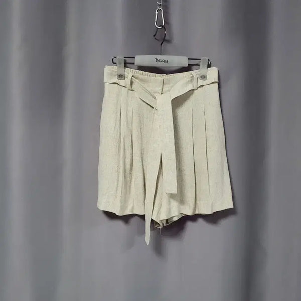 [BUNJANG] Pinched Linen Shorts / 핀턱 린넨 반바지