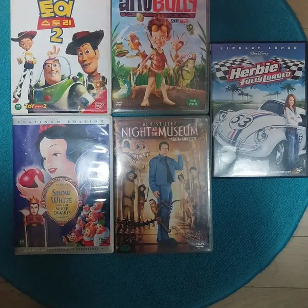 [BUNJANG] Popular Movie & Animation DVD Bundle (5 Disc Set) / (5편전부)인기 영화 및 애니메이션 정품 DVD 5개