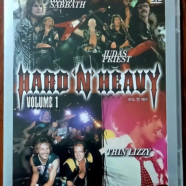 [BUNJANG] Hard & Heavy Volume 1 Black Sabbath Judas Priest Thin Lizzy Scorpions DVD / 하드앤헤비 볼륨1 DVD 블랙사바스 주다스프리스트 씬리지 스콜피온스