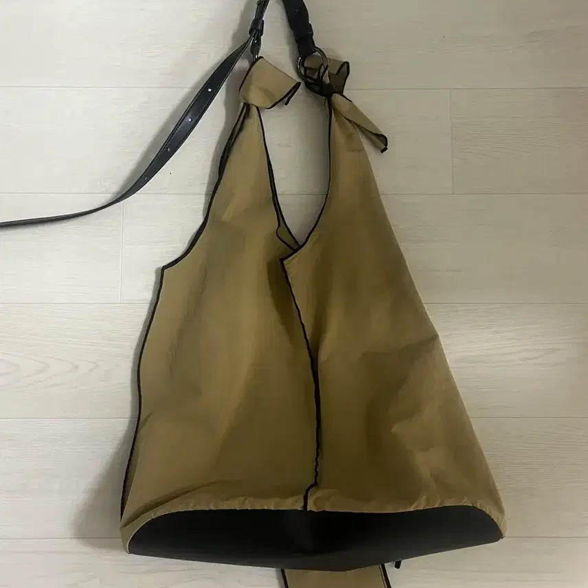 [BUNJANG] Archive Appk Ribbon Light Tote Bag Beige / 아카이브앱크 리본빛