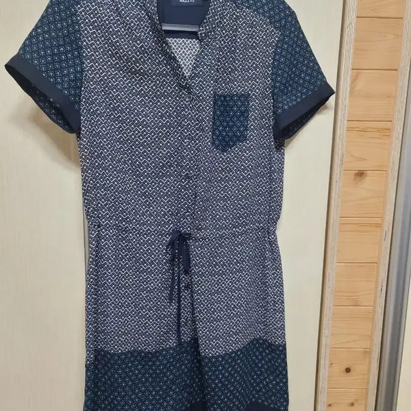[BUNJANG] Hazzys Women's Patterned Shirt Dress / 헤지스 여성 셔츠 원피스:가볍고넘시원해요
