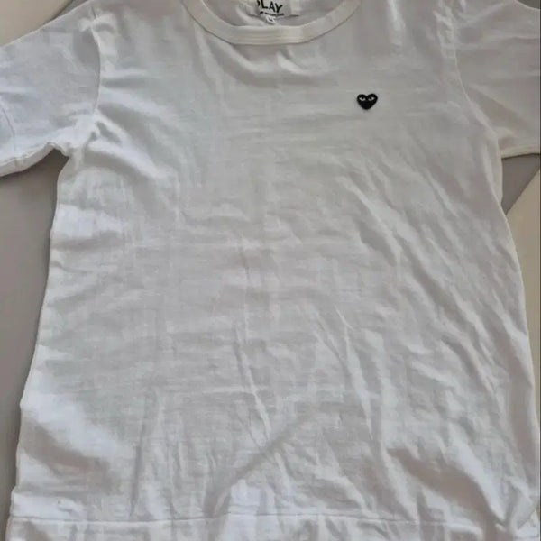 [BUNJANG] Comme des Garçons Play Mini Wappen T-Shirt White / (급처ㅠ) 꼼데가르송 미니와펜 플레이 반팔티 화이트