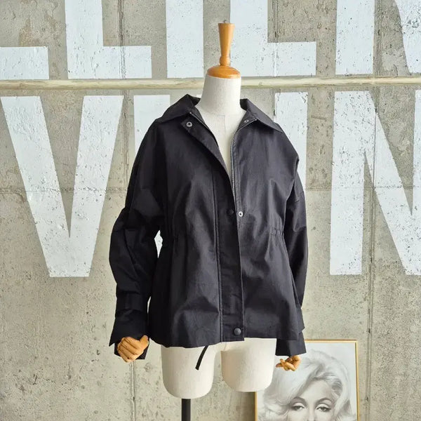 [BUNJANG] Trench Short Jacket / 행사)예쁜핏 트렌치 간절기 숏자켓