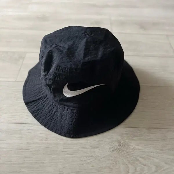 [BUNJANG] Nike x Stussy Nylon Bucket Hat Black / [S/M]나이키 스투시 나일론 버킷햇 블랙