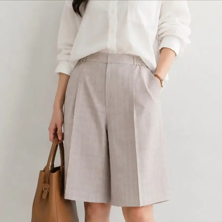 [BUNJANG] Christian Dior Linen Check Shorts / 크리스챤 디올 체크 마 팬츠