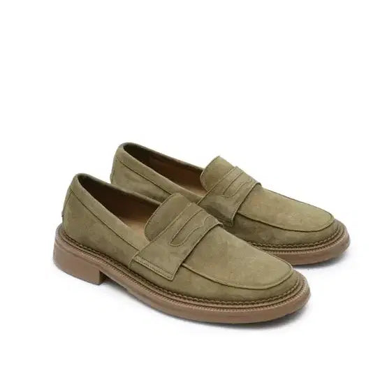 [BUNJANG] STU Oversized Sole Loafers Beige / [42] stu 오버솔 로퍼 베이지