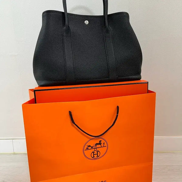 [BUNJANG] Hermès Garden Party 36 Tote Bag Black / H 가방