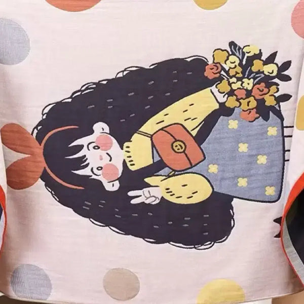 [BUNJANG] Gauze Cotton Blanket Beach Towel Shower Towel / 담요 비치타월 샤워타월