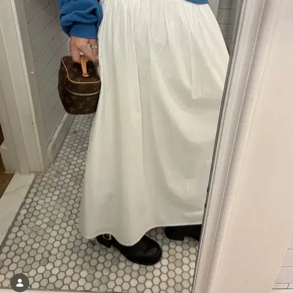 [BUNJANG] Bymood Terrace Skirt Small White / 바이무드 테라스스커트 스몰