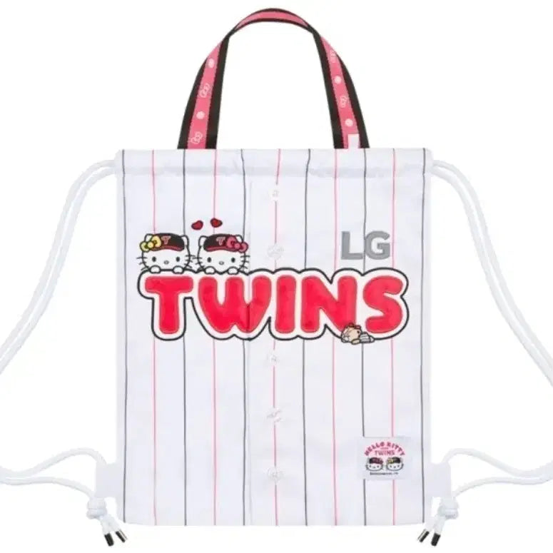 [BUNJANG] LG Twins x Hello Kitty Gym Sack / 엘지트윈스 헬로키티 짐색