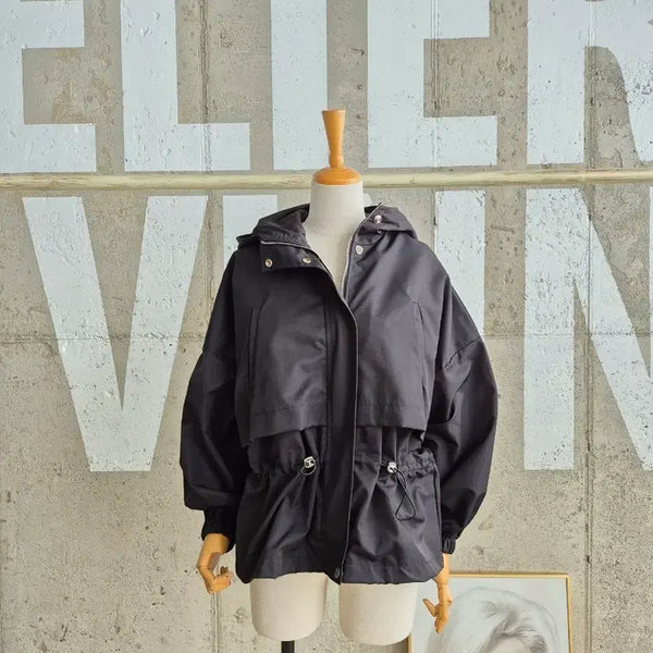 [BUNJANG] Hooded Casual Jacket / 행사)간절기 후드 야상 숏자켓