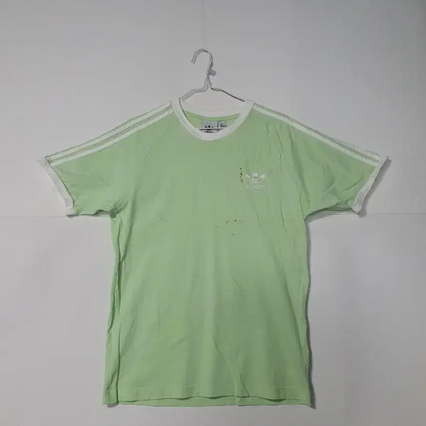 [BUNJANG] Adidas Short Sleeve T-Shirt Green / 아디다스 반팔티 연두색 0226