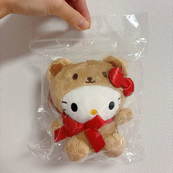 [BUNJANG] Sanrio Hello Kitty Teddy Bear Keychain / 산리오 헬로키티 곰돌이 키링