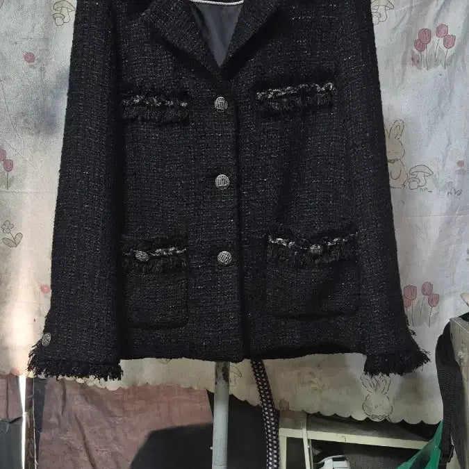 [BUNJANG] Karl Lagerfeld Tweed Short Jacket / 칼라거펠트    트위드. 숏   자켓
