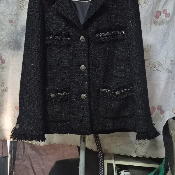 [BUNJANG] Karl Lagerfeld Tweed Short Jacket / 칼라거펠트    트위드. 숏   자켓