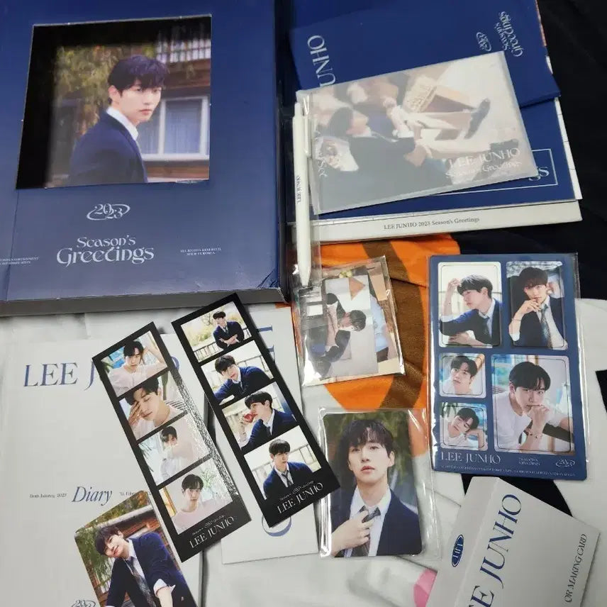 [BUNJANG] Lee Junho 2023 Season's Greetings Diary Calendar Photocard Set / 이준호 시즌그리팅 2023 다이어리 캘린더 포토카드 볼펜