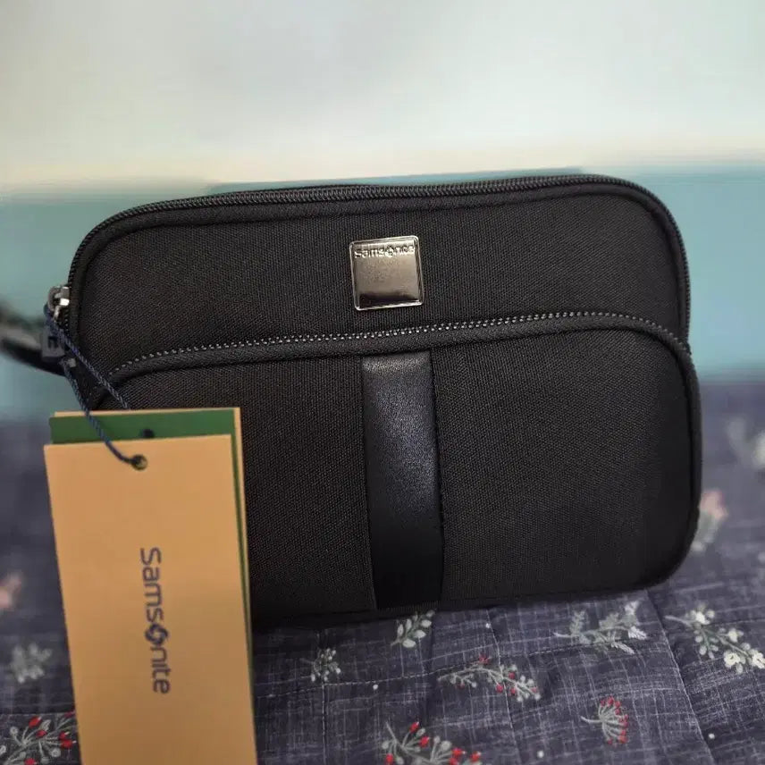 [BUNJANG] Samsonite Black Travel Clutch Bag / 샘소나이트 블랙 여행용 클러치백 (새상품)