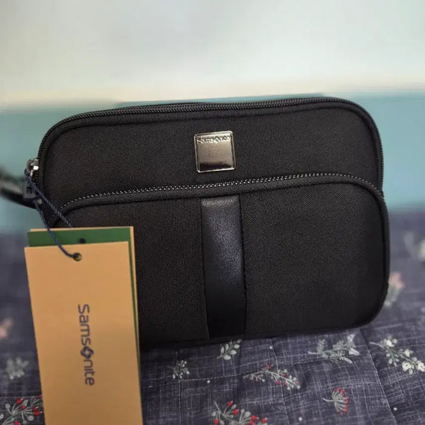 [BUNJANG] Samsonite Black Travel Clutch Bag / 샘소나이트 블랙 여행용 클러치백 (새상품)