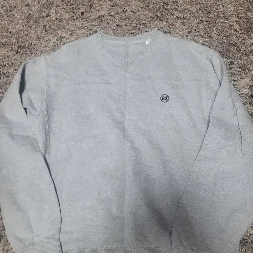 [BUNJANG] RECTO Mini Logo Sweatshirt Grey / RECTO 렉토 미니로고 맨투맨 그레이 F