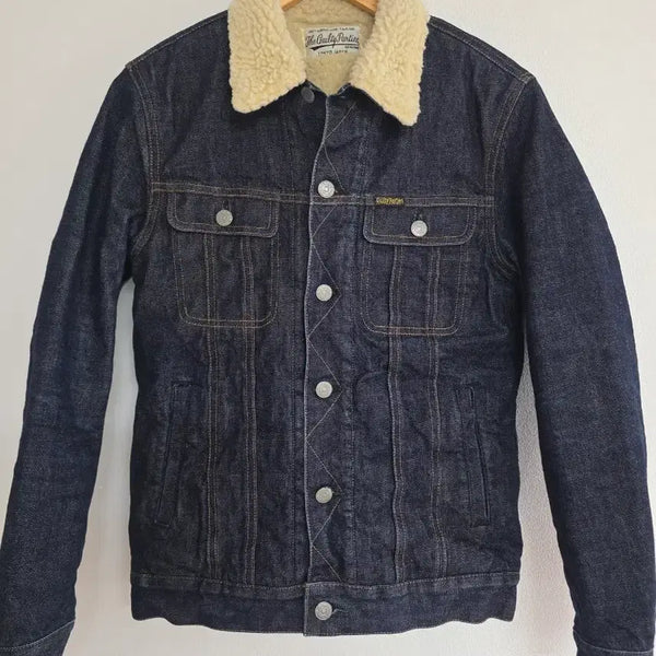 [BUNJANG] WACKO MARIA Denim Boa Trucker Jacket / WACKO MARIA 와코마리아 데님 보아 트러커 자켓