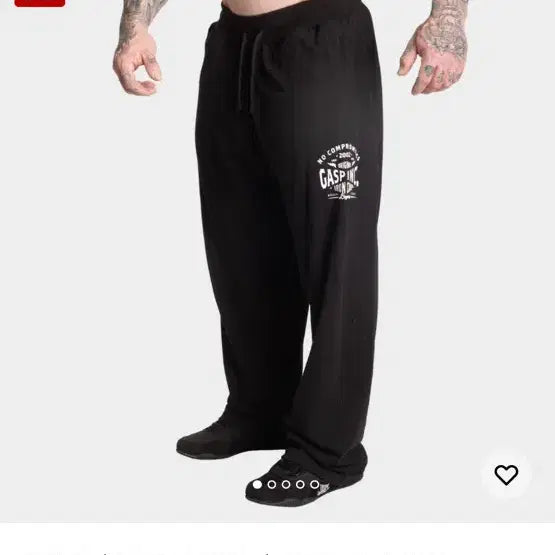 [BUNJANG] GASP Sweatpants Black Size M / GASP 가스프 스웻팬츠 블랙 엠사이즈