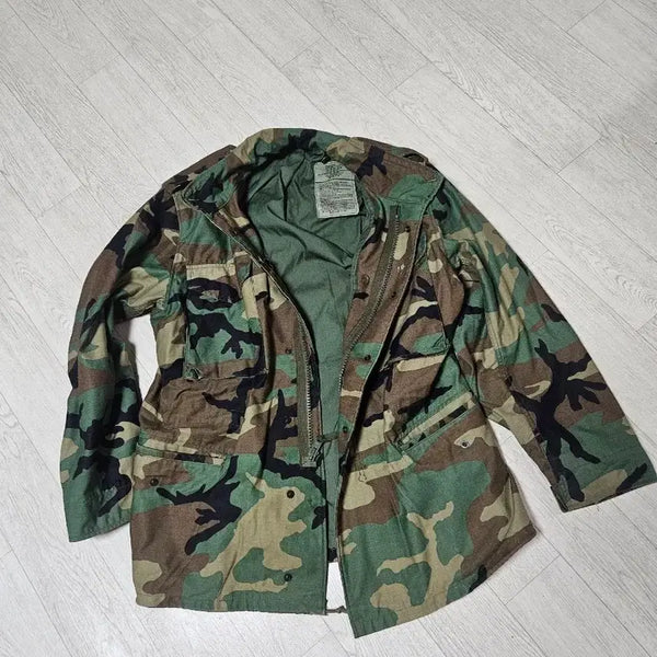 [BUNJANG] Camouflage Military Field Jacket / 밀리터리 야상 카모플라쥬 자켓
