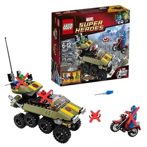 [BUNJANG] LEGO Marvel Avengers Hydra Car & Motorcycle Bulk 76017 / (새제품) 레고 마블 어벤져스 히드라 자동차+오토바이(바이크) 벌크 76017