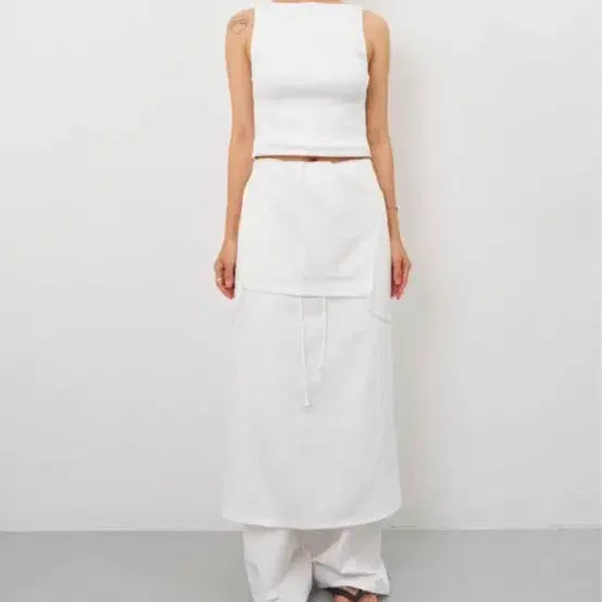 [BUNJANG] OTR Layered Apron Dress / [새상품]otr 오티알 레이어드 앞치마 원피스