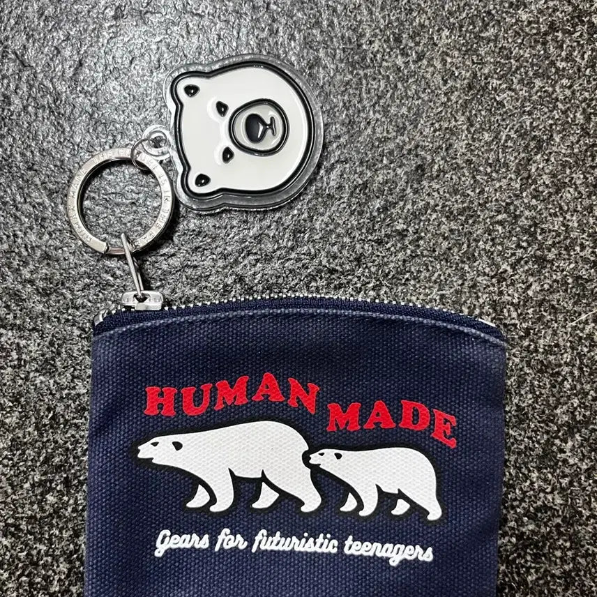 [BUNJANG] Human Made Card Holder with Keyring / 휴먼메이드 카드지갑