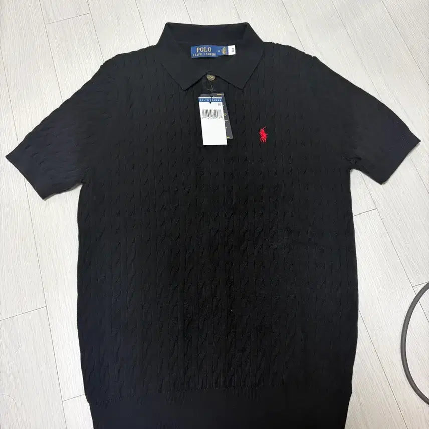 [BUNJANG] Polo Ralph Lauren Cable Knit Black / 폴로 랄프로렌 케이블 니트 블랙 새상품