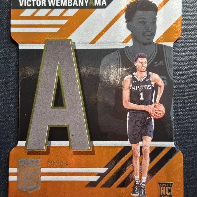 [BUNJANG] Victor Wembanyama 2023-24 Bowman University Chrome Orange Die-Cut Rookie Card / [급처]빅터 웸바냐마 스펠바운드 오렌지 다이컷 루키 카드
