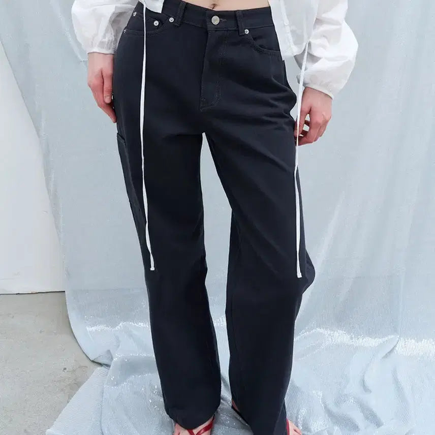 [BUNJANG] Lily Cote Didi Cargo Pants (Navy-S) / [새상품] 릴리코츠 Didi Cargo Pants (Navy-S)