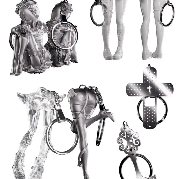 [BUNJANG] Kurokami Motel Keychain Bundle Set / 쿠로카미 모텔 키링 일괄 kurokami motel