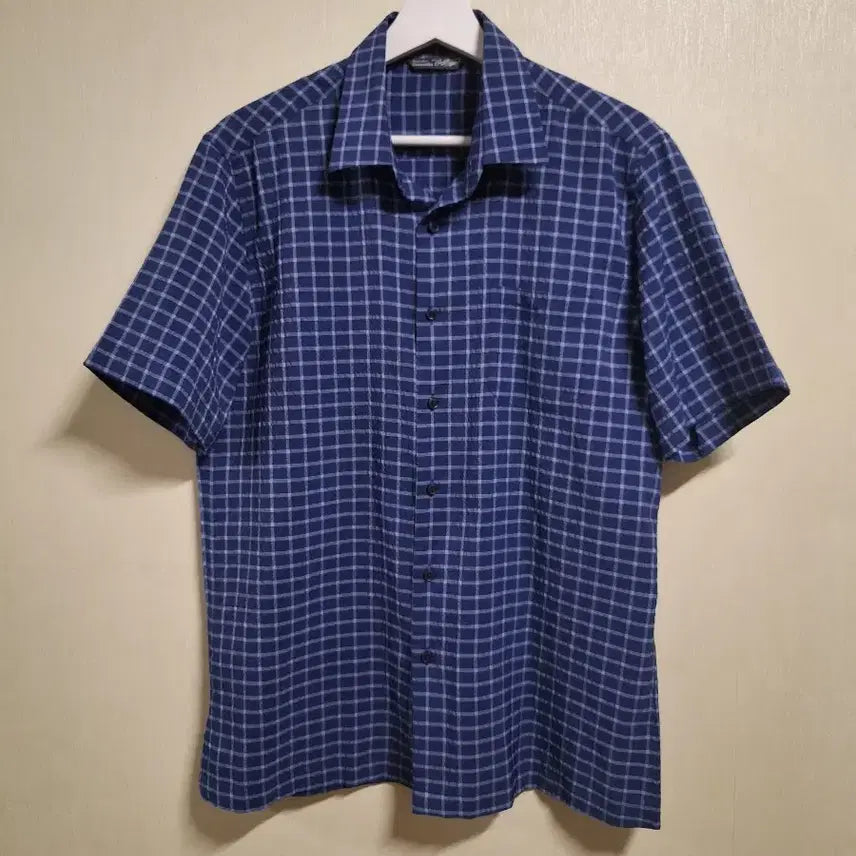 [BUNJANG] Crocodile Check Short Sleeve Shirt Size 100 / 크로커다일 체크 반팔 셔츠 100