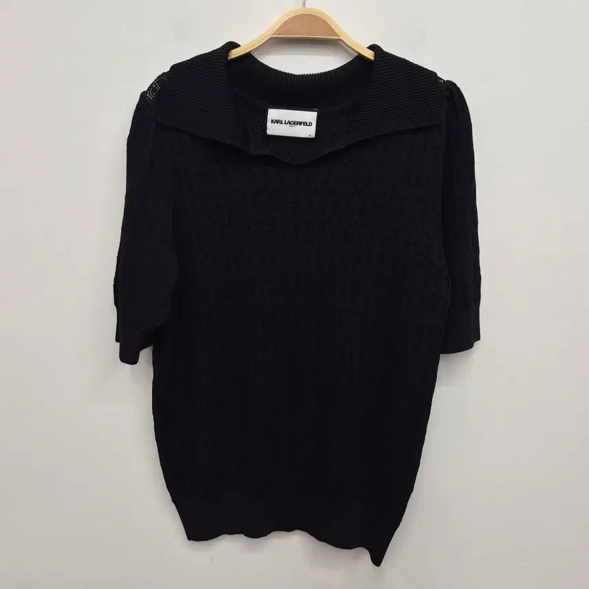 [BUNJANG] Karl Lagerfeld Women's Black Knit Sweater Size 77 / 칼라거펠트 여성 니트 95사이즈