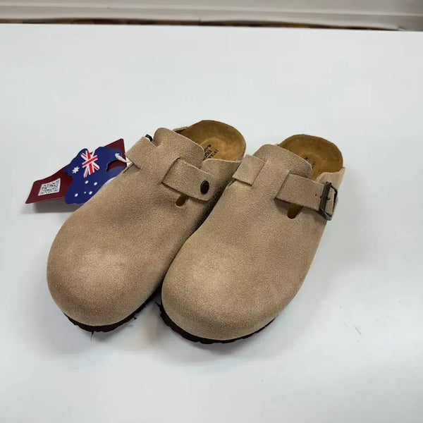 [BUNJANG] UGG 1978AUS Leather Buckle Birken Boston Slipper Taupe / 호주UGG슬리퍼 275-280mm팜 새것