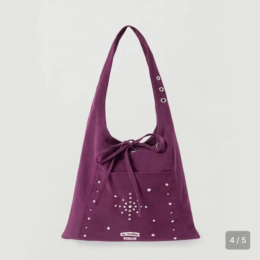 [BUNJANG] Atelier Park Kiko Bag Purple Shoulder Bag Tote Bag Hobo Bag / 아틀리에파크 숄더백 키코백 에코백 토트백 호보백 보라색 가방