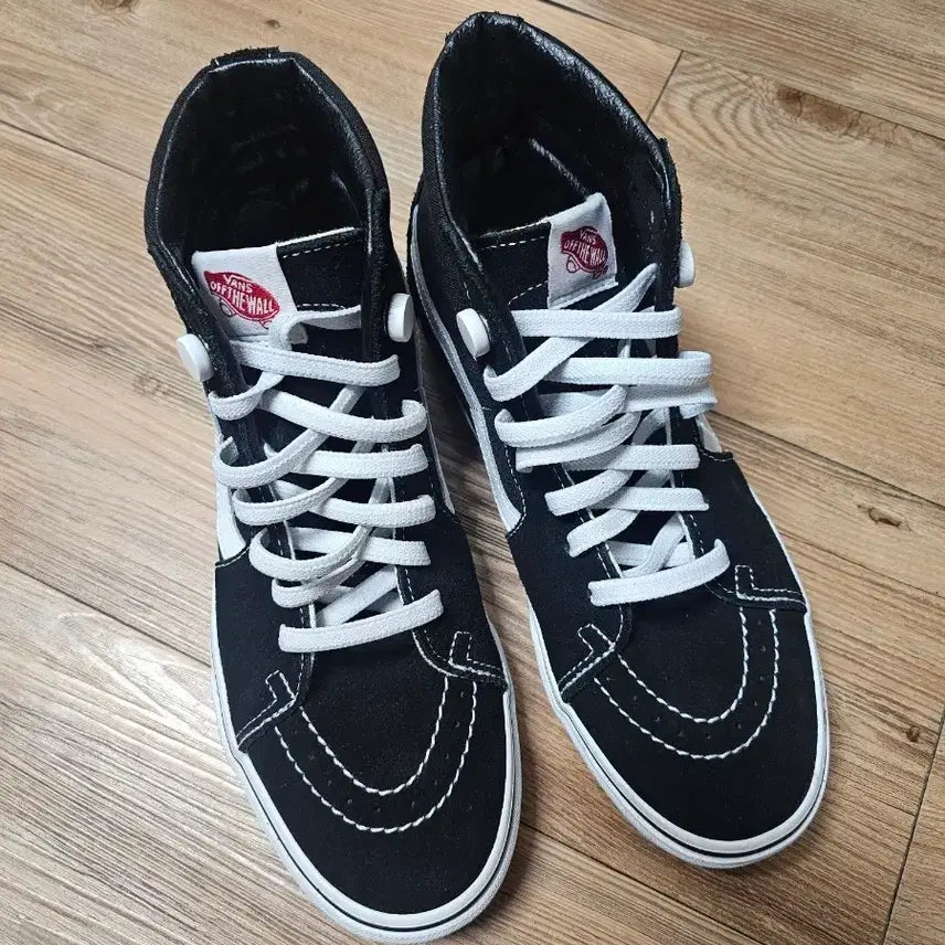 [BUNJANG] Vans Sk8-Hi Black Sneakers / 반스스케이트하이 255