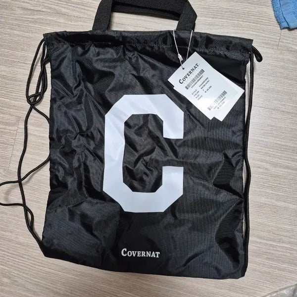 [BUNJANG] Covernat C Logo Backpack Black / 커버낫 백팩 블랙 C 로고