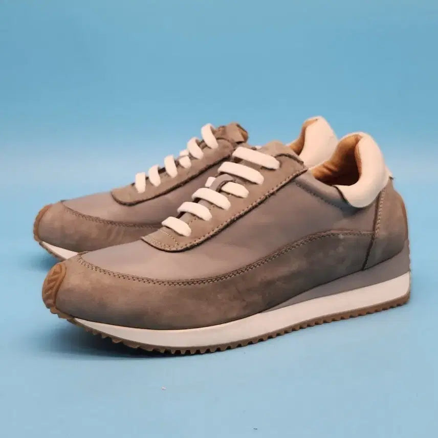 [BUNJANG] A.Malo Leather Women's Sneakers Heel 5 / a  말로 레더 여성스니커즈 235 굽5